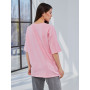 Basic plain oversized T-shirt