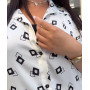 Summer silk suit Size+