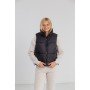 Warm womens vest with eco down, black