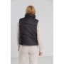 Warm womens vest with eco down, black