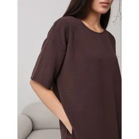 Футболка з крепу вільного крою