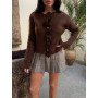 Warm short cardigan