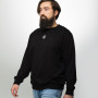 Sweatshirt "Classic" Black & emblem "Trident"