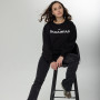 Women's Sweatshirt "Style" Black "I`m UKRAINIAN"