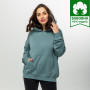 Female Hoodie "Komfort" Azure gray