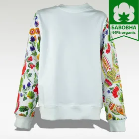 Sweatshirt "Petrykivka decorative painting"
