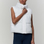 Insulated vest BIO-PDO Sustans women's "Model" White