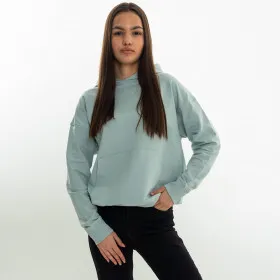 Female Hoodie "Komfort" light green olive