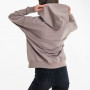 Female Hoodie "Komfort" dark beige cappuccino