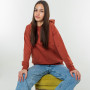 Female Hoodie "Komfort" burgundy Terracotta