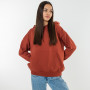 Female Hoodie "Komfort" burgundy Terracotta