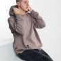 Men's Hoodie "Komfort" dark beige cappuccino