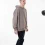 Men's Hoodie "Komfort" dark beige cappuccino