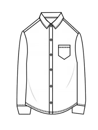 Розмірна сітка Сорочка Жіночий